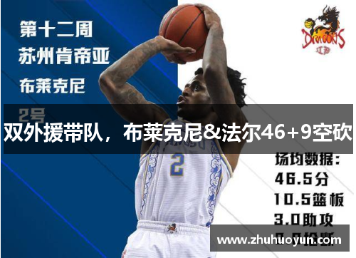 双外援带队，布莱克尼&法尔46+9空砍